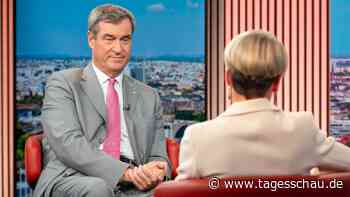 CSU-Chef Söder wirbt für Geschlossenheit im ARD-Sommerinterview