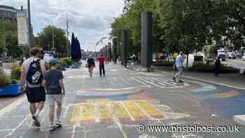 Flaking city centre mural painted to celebrate Bristol a £61,000 shambles