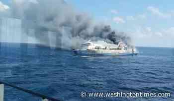 A blaze on an Indonesian passenger ferry leaves at least 5 dead and dozens missing