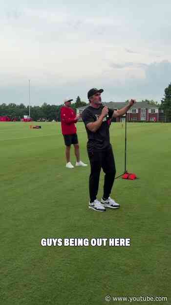 Matt Ryan & Kevin Stefanski speak to the Dirty Birds at camp 🙌  #nfl #atlantafalcons