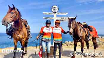 Pair complete 1,000-mile horseback journey