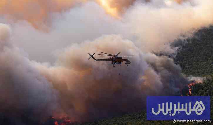 مقتل طيارَين في حرائق اليونان