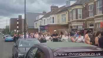 Massive queues in Heaton as new shop opening sees people line up for two hours to get in