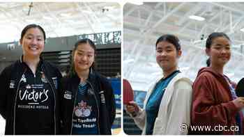 2 sets of sisters compete in table tennis at Ontario Summer Games