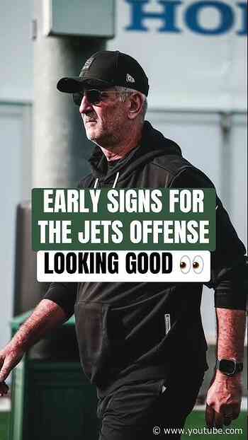 The Jets offense is showing some STRONG SIGNS early in camp...