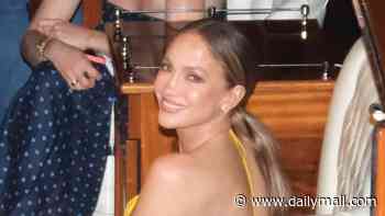 Jennifer Lopez stuns as she continues Venice trip with her child Oskar... after teen unveiled trans identity