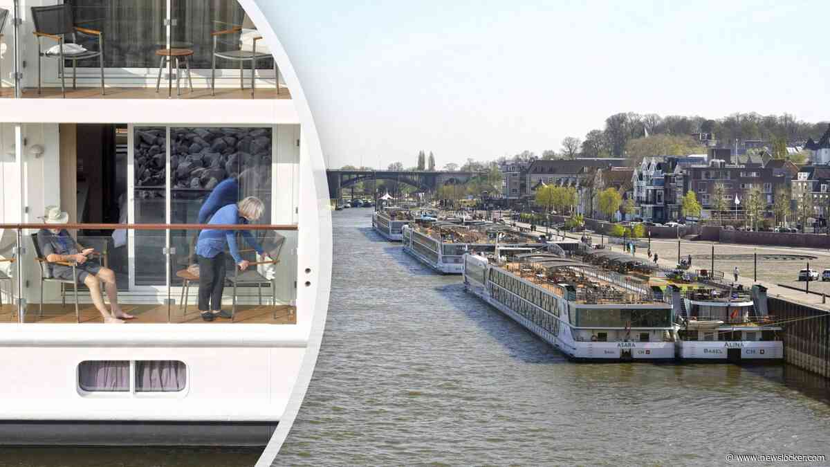 Cruise op de Rijn eindigt in de bus: ’Schepen kunnen niet verder door droogte’
