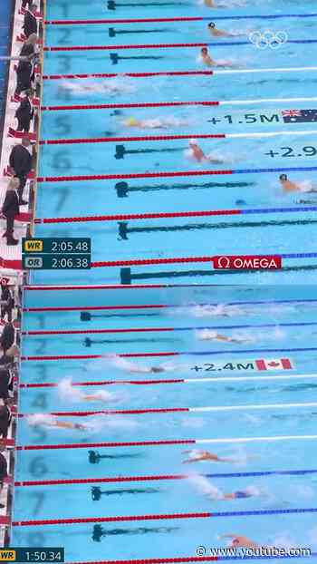 Two Olympic gold medals and two Olympic records within 90 minutes? 🇫🇷