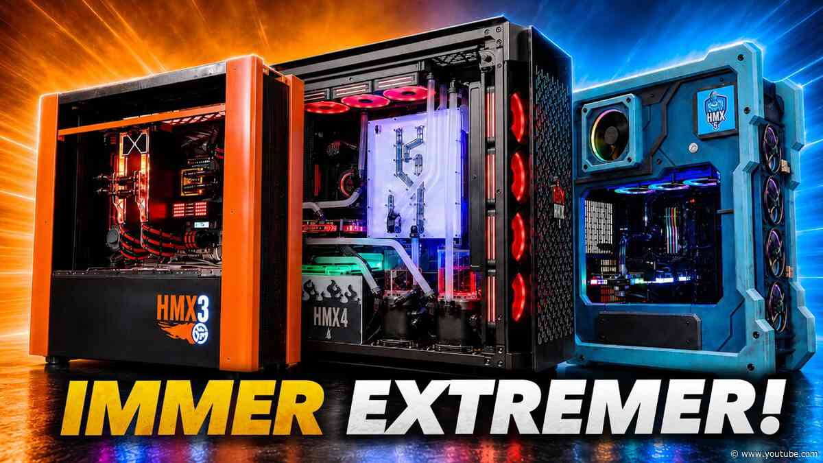 Von HMX 1 bis HMX 5: Rückblick auf die krassesten Gaming-PCs Deutschlands