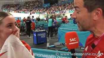 Gethin Jones stuns Emma Finucane at Commonwealth Games after interrupting live interview