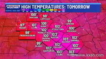 Hot, dry for now, increasing humidity this workweek