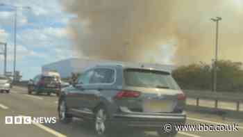 Fires halt trains between London and Stansted Airport