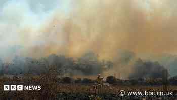Crews dealing with second fire at beauty spot