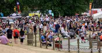 Crowds pack Pontypridd's Ynyshangharad park as hundreds enjoy food festival