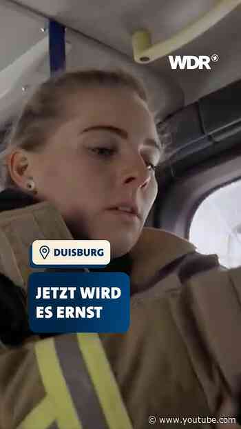 Zum ersten Mal im Angriffstrupp: Brandmeldealarm im Supermarkt | Feuer & Flamme | WDR #shorts