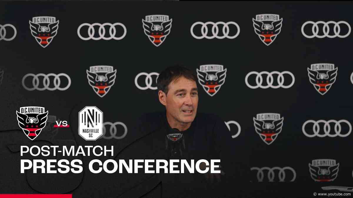 René Weiler Post-Match Press Conference | D.C. United vs Nashville SC | MLS 2026