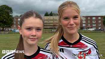 The local girls taking on Liverpool and Manchester United