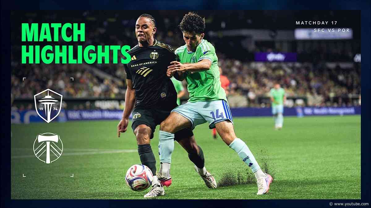 HIGHLIGHTS: Portland Timbers vs. Seattle Sounders FC | August 1, 2026