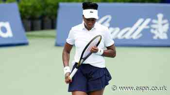 Venus loses rain-delayed Toronto opening match