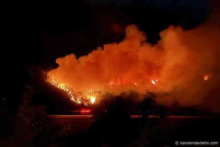UPDATE: Evacuation alerts, orders to remain overnight in Westside’s Quilpituk Creek wildfire area