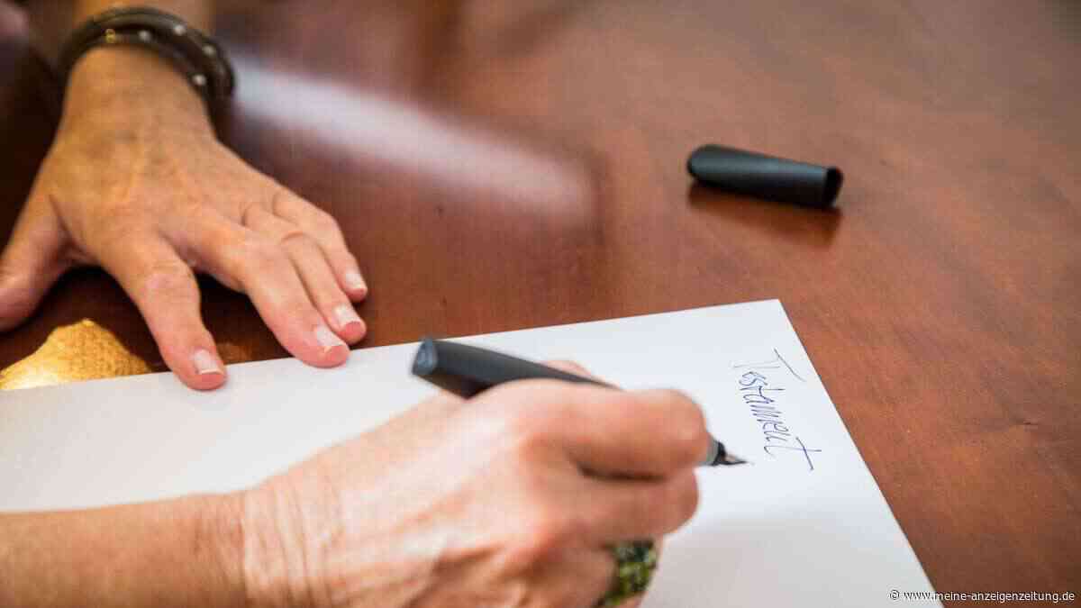 Eigenhändiges Testament: Wann die Unterschrift zählt