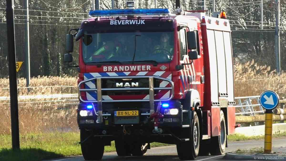 Politie Brandweer en Ambulances met Spoed onderweg in Beverwijk en Zaandam