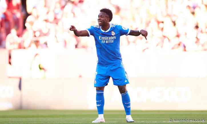 Arsenal suffer significant setback in VInicius Junior pursuit