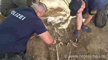 Polizei sichert mit Archäologie Spuren unter der Erde