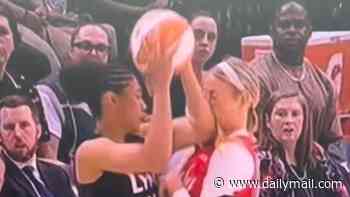 Sophie Cunningham supporters in uproar as Fever star takes elbow to the face only for refs to call foul on HER
