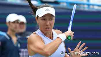 Pegula leads Eala as rain suspends DC Open final