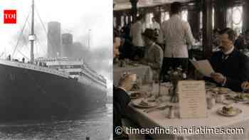 What did Titanic passengers eat?A look at the ship’s famous menus