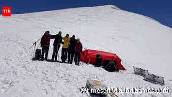 Scientists survey Mount Ararat glacier to recover its first ice core