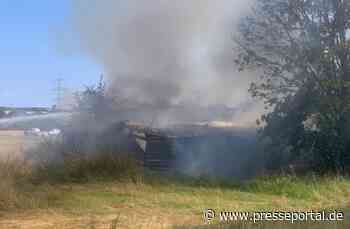 FW Paderborn: 02.08.2026 - Schuppenbrand und Heimrauchmelder in Wewer