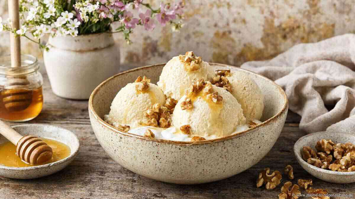 Abkühlung bei Hitze: Selbstgemachtes Eis mit griechischem Joghurt schmeckt besser als aus dem Supermarkt