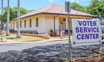 Two more in-person voting sites opening today in Wahiawa, Kaneohe