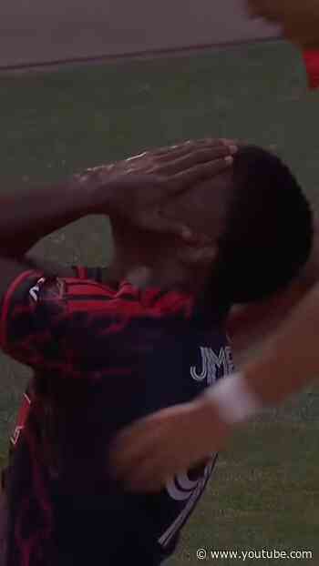 Jiménez has his first MLS brace in his first MLS start! 🫨 #mls #mlsisback #rbny #soccer