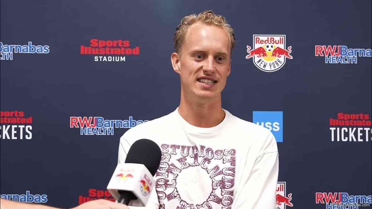 Gustav Berggren on Assisting the Opener & Red Bulls' Win | Post-Game Interview
