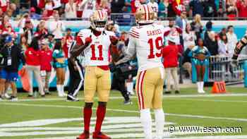 What's next for 49ers receivers Brandon Aiyuk, Deebo Samuel and Ricky Pearsall?