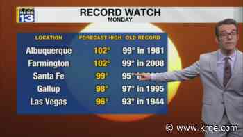 Strong isolated storms and hot weather heat remains