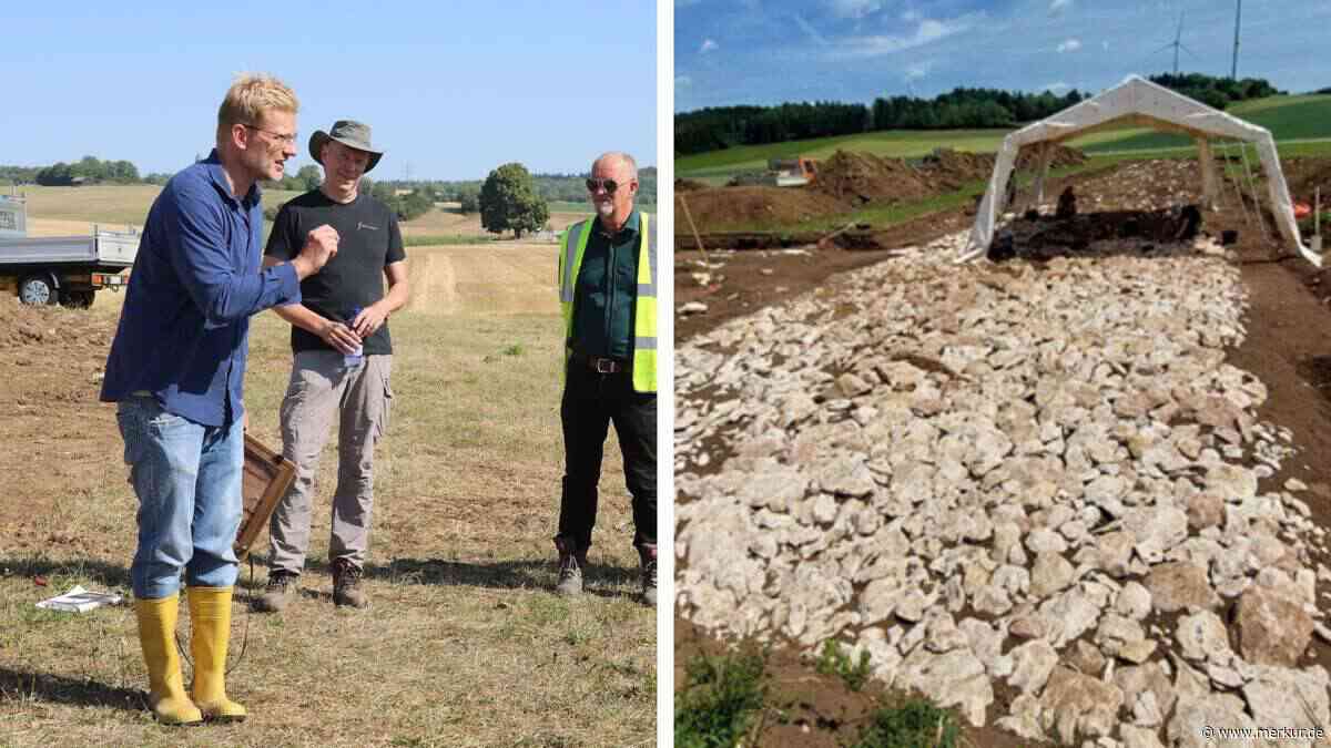 Römerstraße neben der A8: Archäologen machen bedeutende Funde an der Schwäbischen Alb