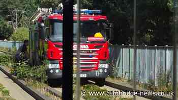 Firefighters called to fire next to guided busway in Cambridge
