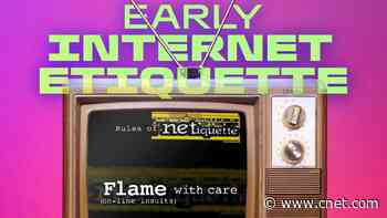 From the Archives: 1995 Netiquette
