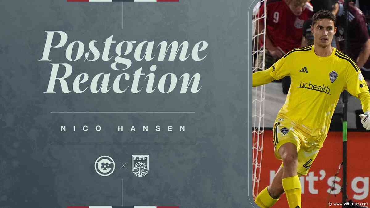 Postgame Reaction | Nico Hansen reflects on 1-0 shutout victory over Austin FC