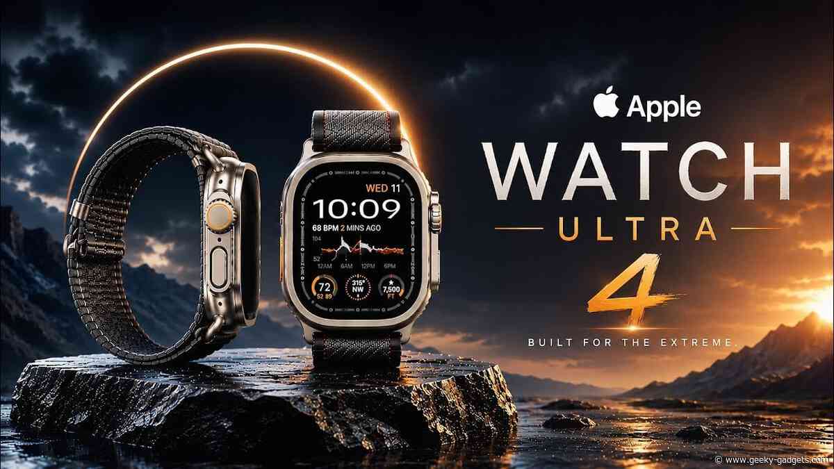 Apple Watch Ultra 4 Leak Reveals Redesign and Health Features