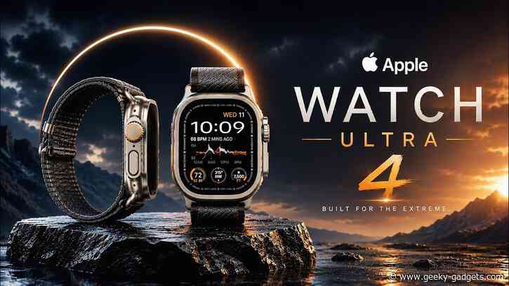 Apple Watch Ultra 4 Leak Reveals Redesign and Health Features