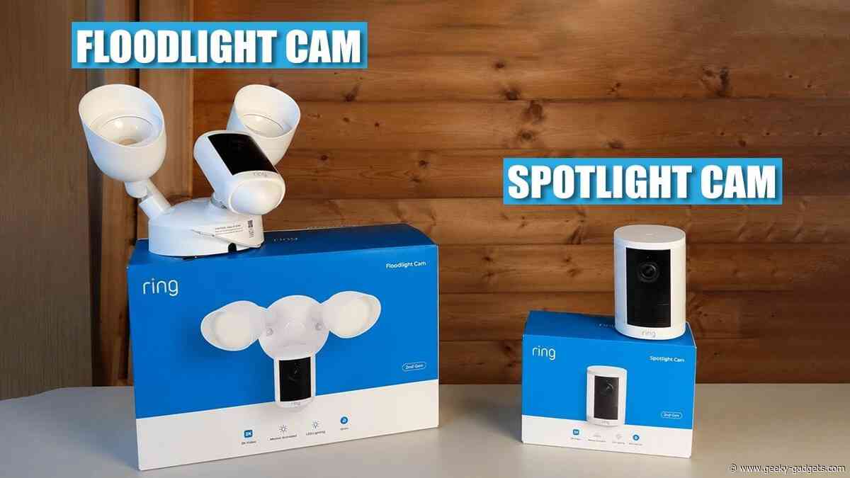 Ring Floodlight Cam Outputs 2,000 Lumens for Big Yards