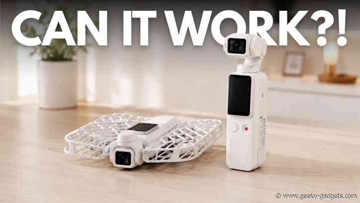 HoverAir VERSA Combines a 3-Axis Gimbal and Flight Module