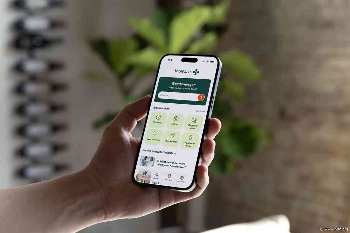 Download nu de app van Thuisarts