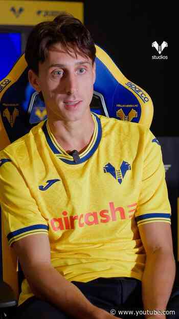 A quick chat with our new striker 💛💙