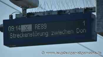 Gleise durch Hitze verzogen: Stillstand auf Bahnstrecke zwischen Donauwörth und Nördlingen